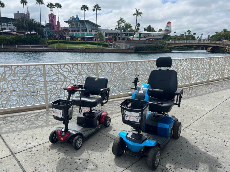 Mobility scooter delivered to an Orlando resort