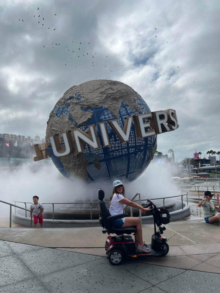Scooter ready at Universal Orlando